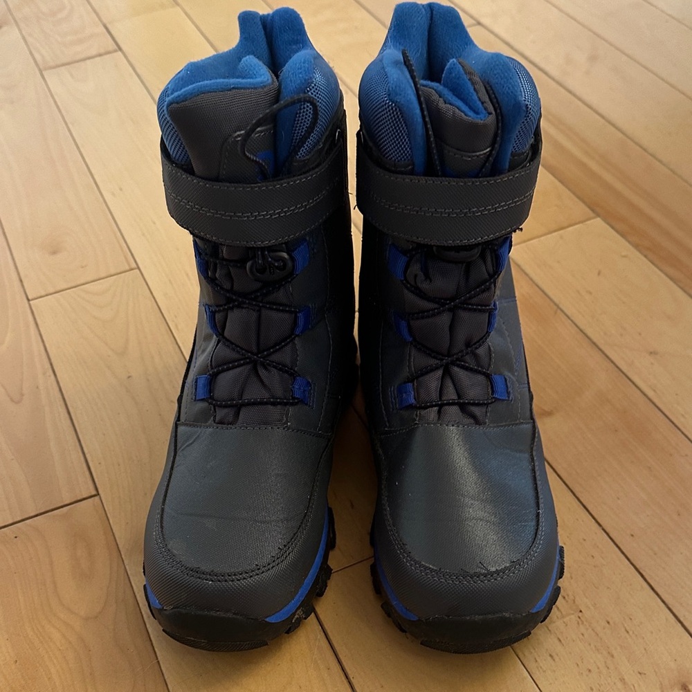 Kids' Gray and Blue DSG Winter Boots
